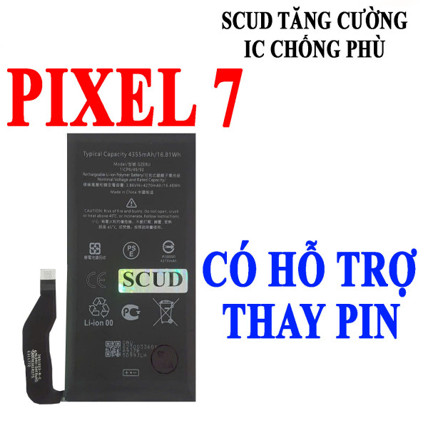 Pin Webphukien cho Google Pixel 7 Việt Nam GZE8U 4355 mAh